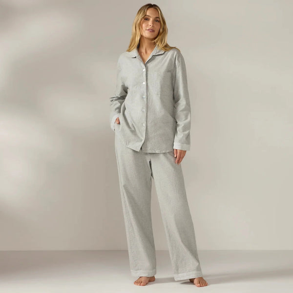 Women's Cloud Brushed Organic Flannel Pajama Set