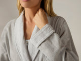 Women's Cloud Brushed Organic Flannel Robe