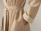 Women's Cloud Brushed Organic Flannel Robe