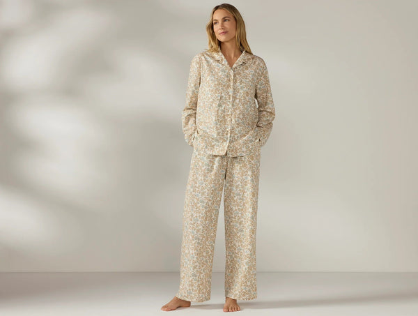 Women's Isla Organic Cotton Long Sleeve Pajama Set