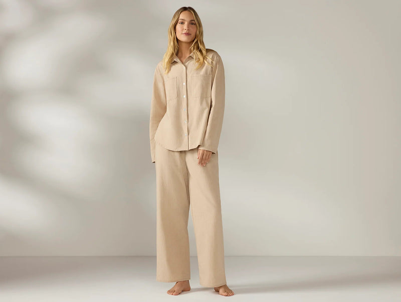 Women's Isla Organic Cotton Long Sleeve Pajama Set