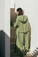 Women's Snuggle Waffle Linen Bathrobe