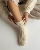 Wool Rib Socks