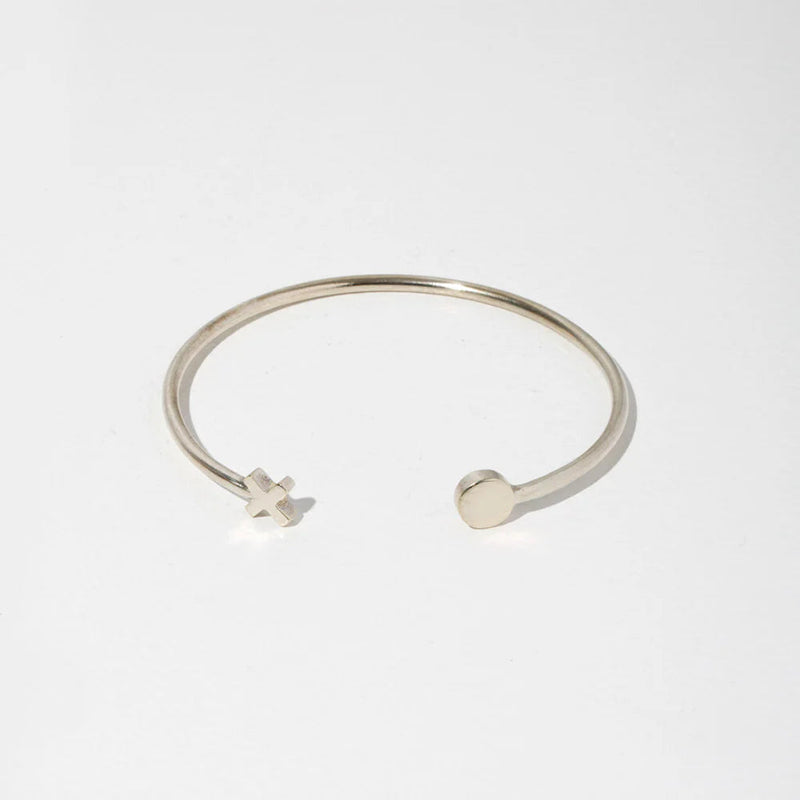 XO Strand Cuff Bracelet Bracelets Mulxiply Silver Plated Nickel 