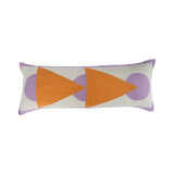 Zaza Wool Lumbar Pillow Cover Lumbar Pillows Leah Singh Lilac 