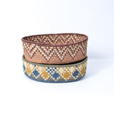 Zig Zag Cultivate Bread Basket Bread Warmers and Baskets Maadili Collective 