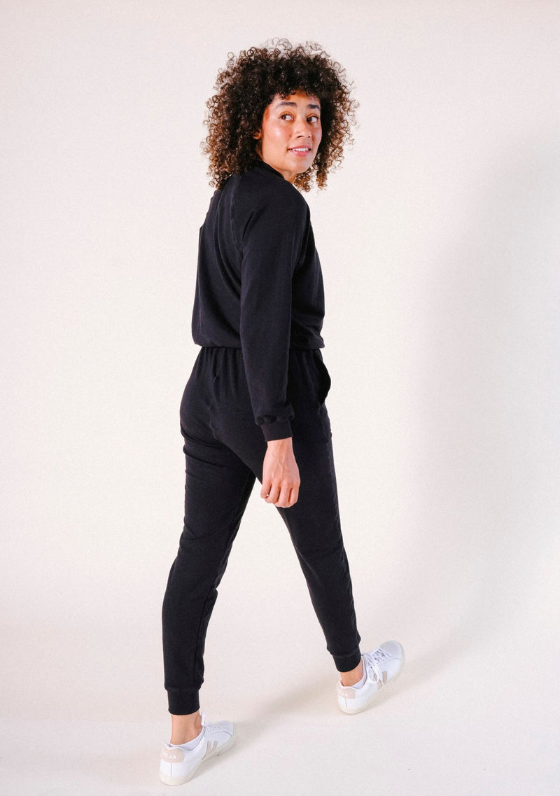 Agnes Organic Cotton + Tencel™ Jogger Pant - Black