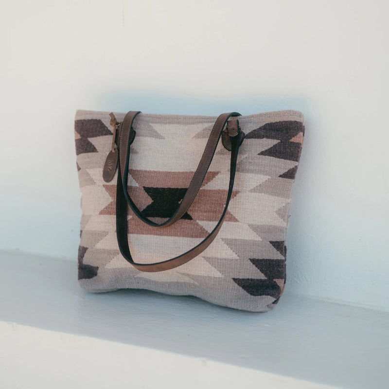 Alchemy Wool Shoulder Bag | Ethically Made & Sustainable | Wool (Cream) by MZ Made