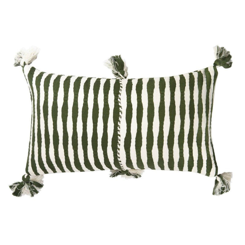 Archive New York Antigua Pillow - Olive Stripe Archive New York