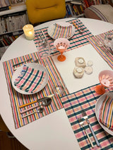 Archive New York Lola Plaid Party Napkin Kitchen Archive New York 