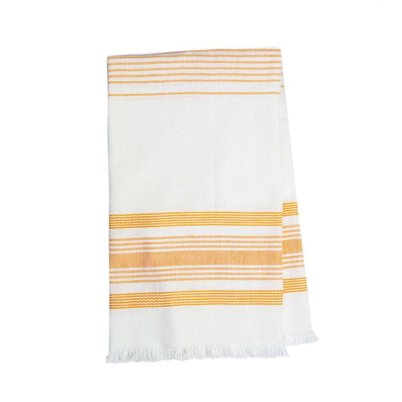 White + Orange Kitchen Towel | Made Trade