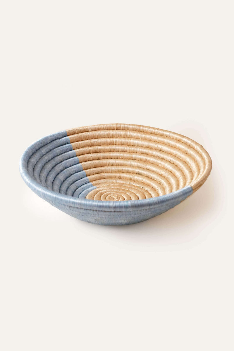 Blue Akeza Plateau Basket Baskets Indego Africa 