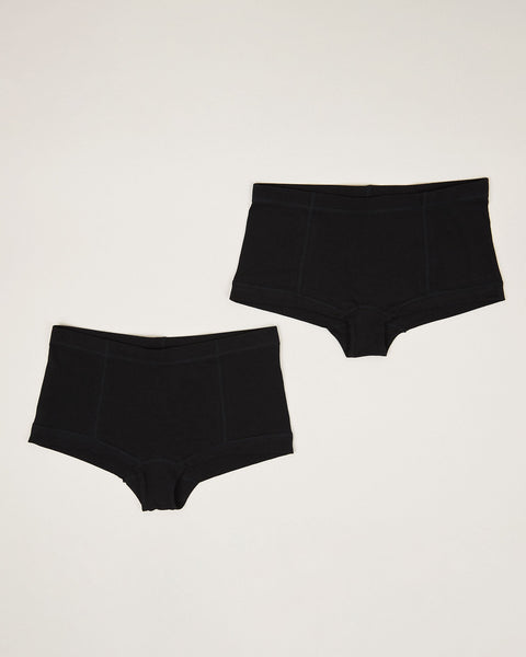 Hidden Essentials Leak Proof Boy Shorts Underwear Womens - 2 Pack