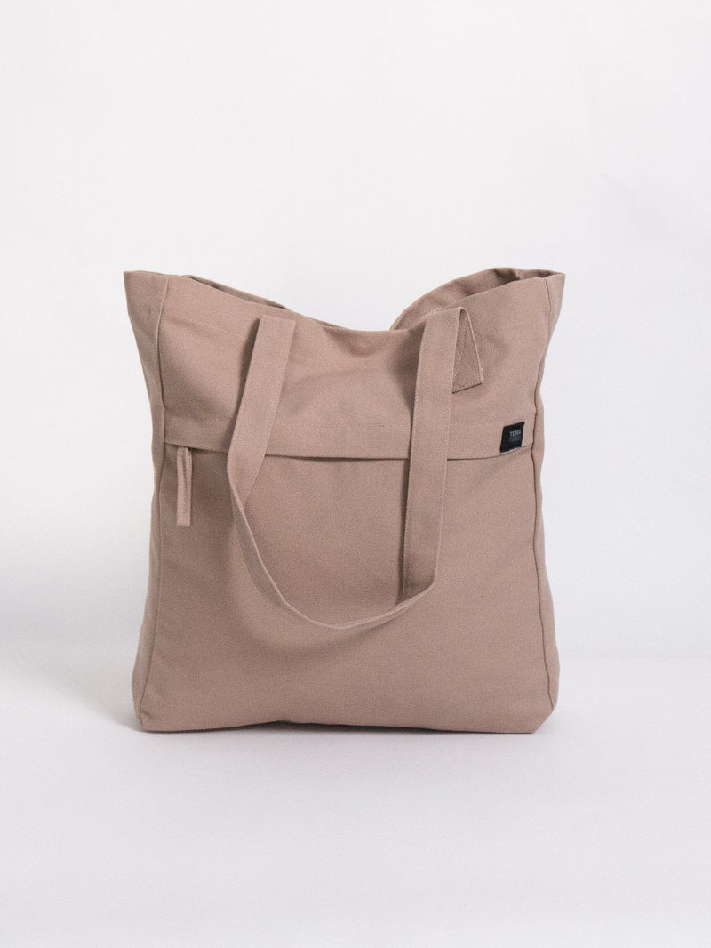 Soft Leather Tote Bag | Tan, Black & Forest Green Chestnut