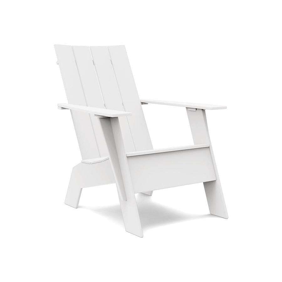 Flat Back Recycled Outdoor Adirondack Chair Made Trade   Flat Back Recycled Adirondack Chair Lounge Chairs Loll Designs Cloud White Tall 932864 