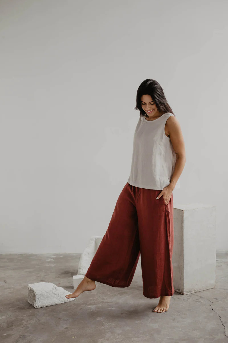 Waffle Pant, Cobblestone  100% Organic & Ethically Made Women's Pants –  Cloth & Co.