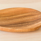 LIKHÂ Acacia Oval 12" Wood Tray - Wooden Dish | LIKHÂ LIKHÂ 