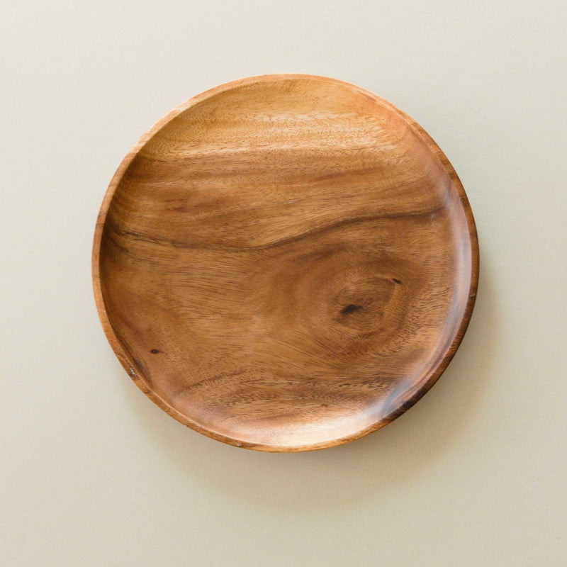 LIKHÂ Acacia Round 12" Wood Plate - Charger Plate | LIKHÂ LIKHÂ 