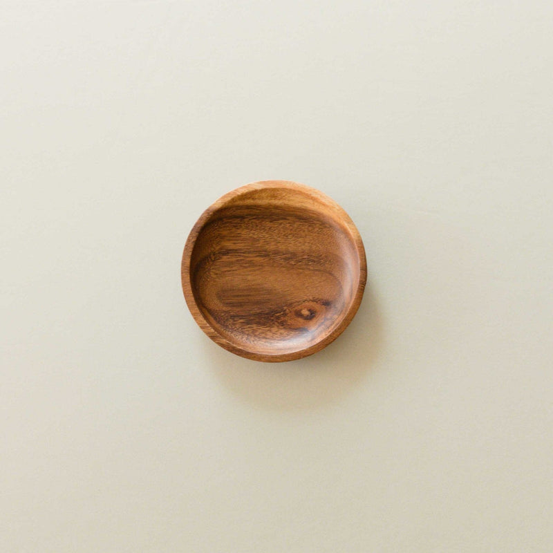 LIKHÂ Acacia Round 6" Wood Plate - Snack Plate | LIKHÂ LIKHÂ 