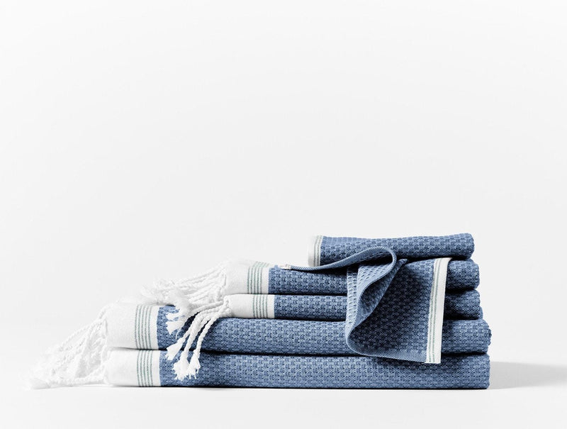Lake Hand Towel Nautical Themed Towels Navy Blue Kitchen