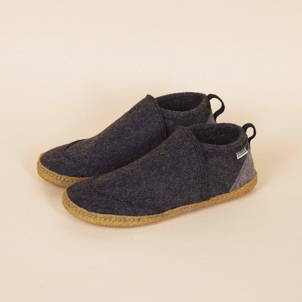 Men's Tengries Walkabout Wool Slippers Slippers Kyrgies 11-11.5 Charcoal 