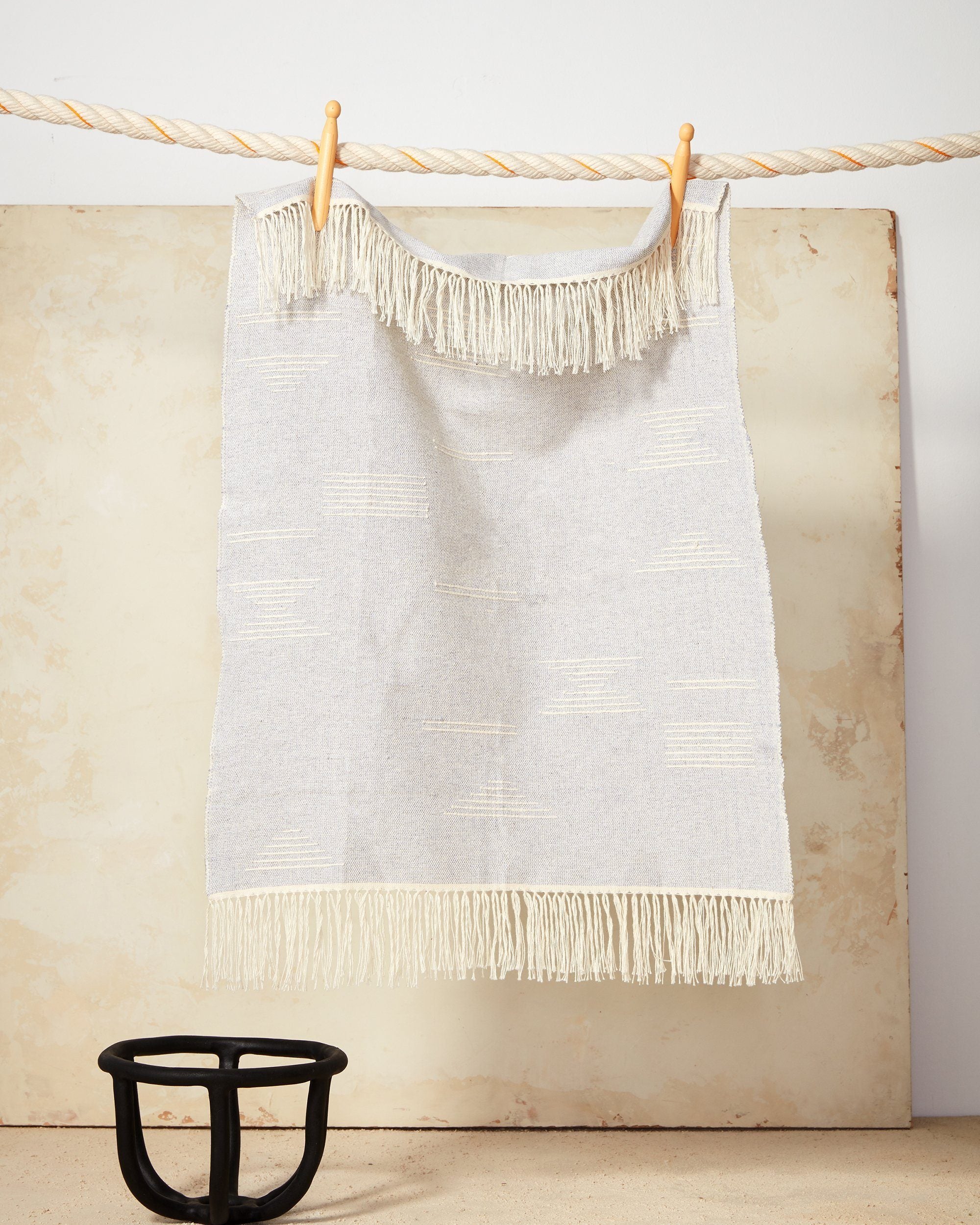 Shapes Hand / Kitchen Towel - Gray