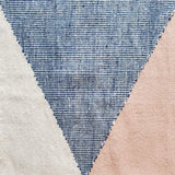 Mumo Toronto Rio Handwoven Navy and Pink Rug Mumo Toronto 