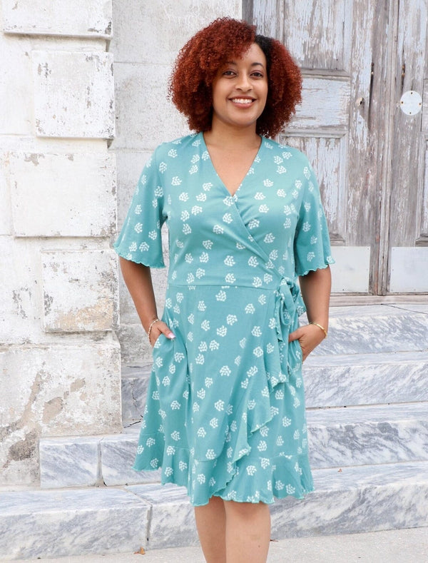 How to wear a wrap dress– Passion Lilie