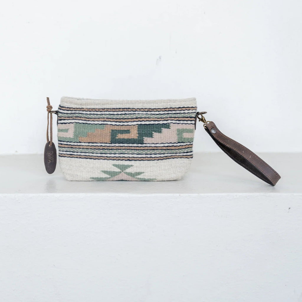Pastel Mitla Wool Convertible Clutch Bag | Made Trade