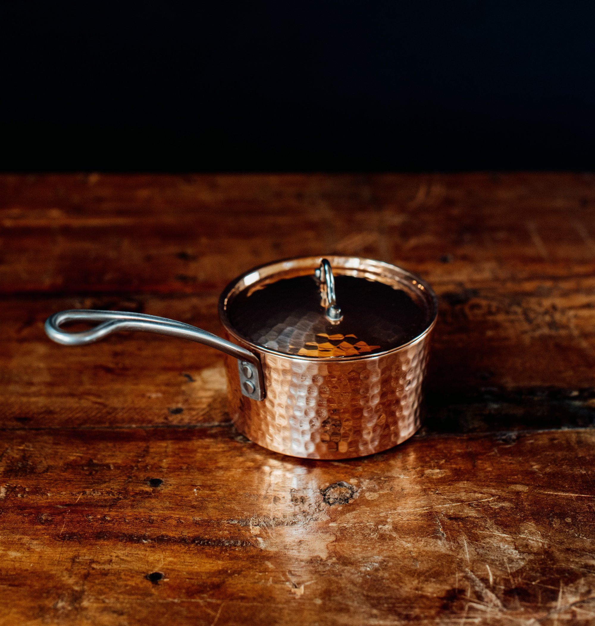 Handmade Copper Frying Pan Skillet by Sertodo Copper