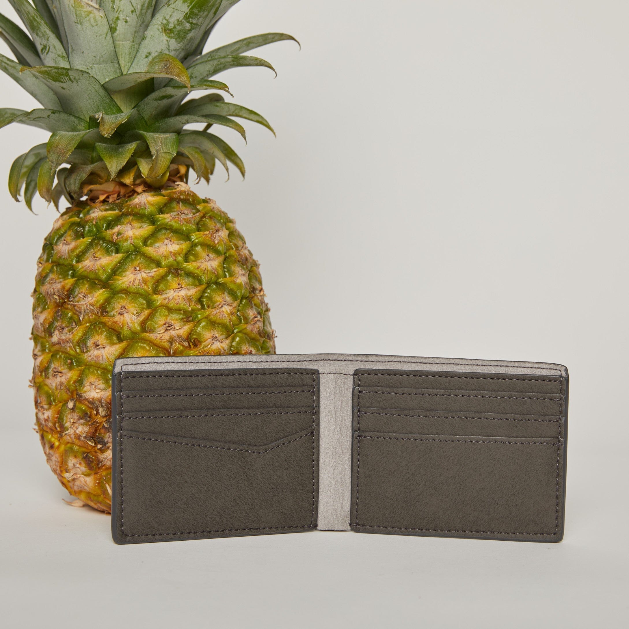 Pineapple Leather Bifold Wallet Made Trade