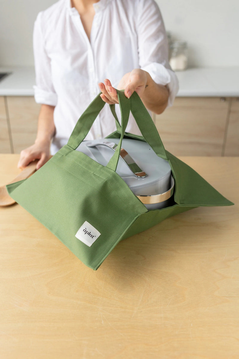 Boho Origami Tote Bag Triangle Bag Natural Cotton Fabric 