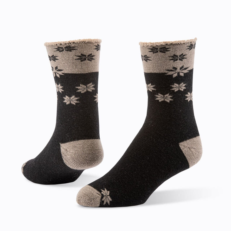 Poinsettia Unisex Wool Snuggle Socks - Single