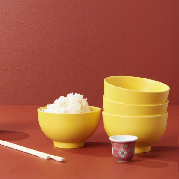 Recycled Bamboo Rice Bowl Set Bowls EKOBO 