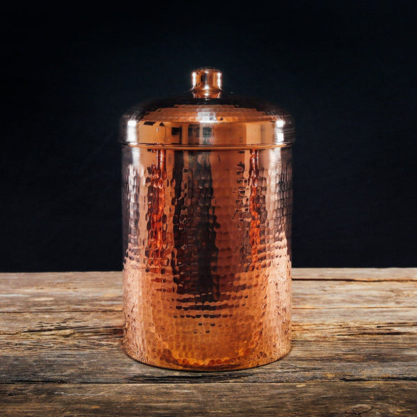 Recycled Copper Kitchen Compost Canisters Food Storage Sertodo Copper 5.25 QT 