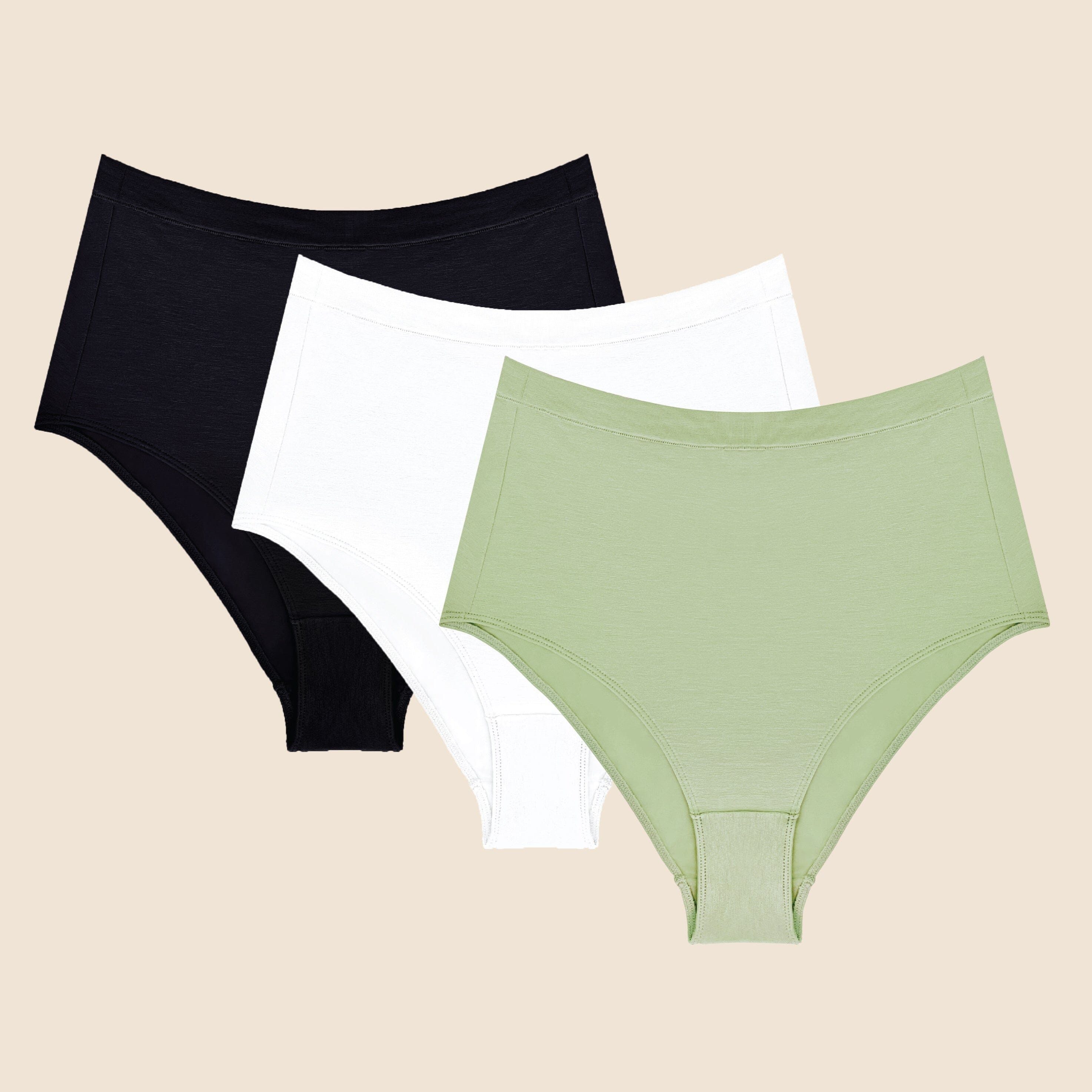 Organic Cotton Panties. Hypoallergenic Natural Womens Underwear 