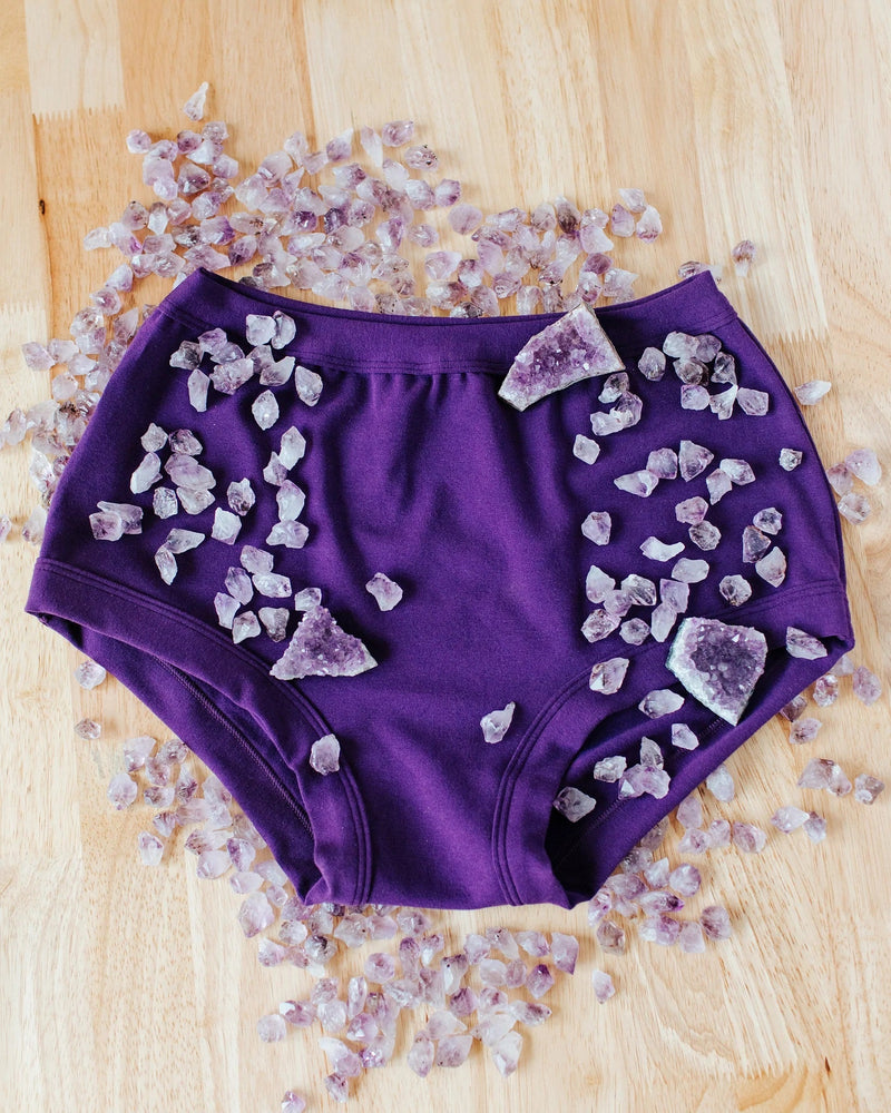 Lavender Recycled Organic Cotton Hipster Panty