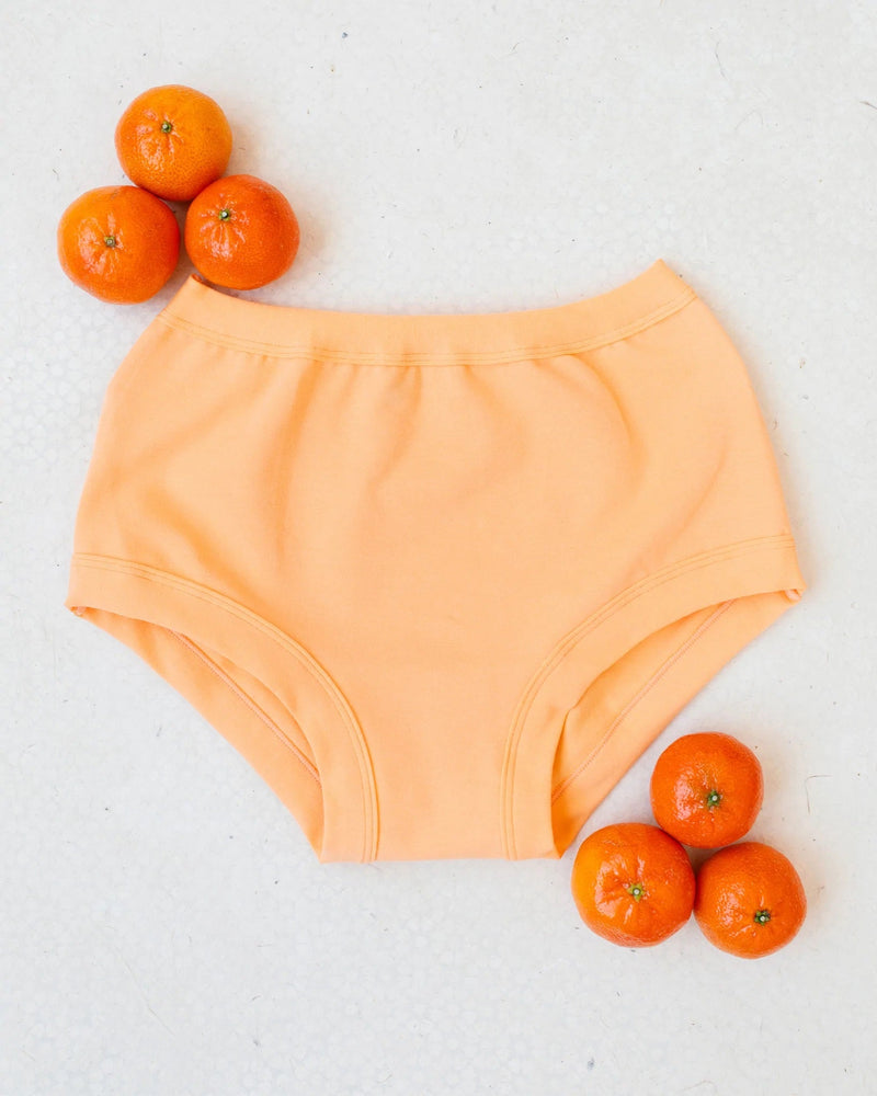 Popper bikini crop [Burnt Orange] – The Pantry Underwear
