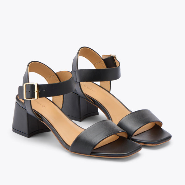 Stella Go-To Block Heel Sandal Sandals Nisolo 5 Black 