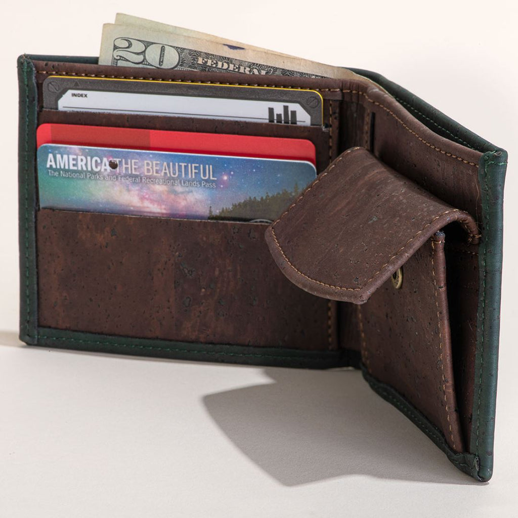 Gentleman's Cork Wallet with Coin Pocket | Made Trade