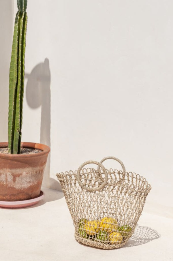 Woven Rattan Cube Storage Basket Set | Vegan, Ethically Made & Sustainable by Village Thrive